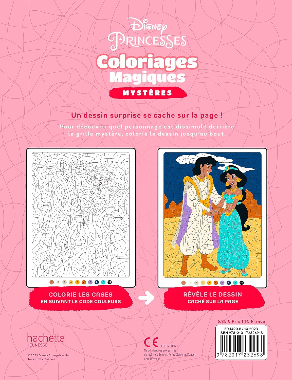 DISNEY PRINCESSES - Mes Coloriages Magiques - Mystères (7+) - Love Stories