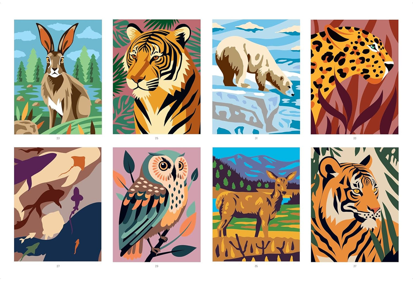 Merveilleux animaux - 40 coloriages mystère
