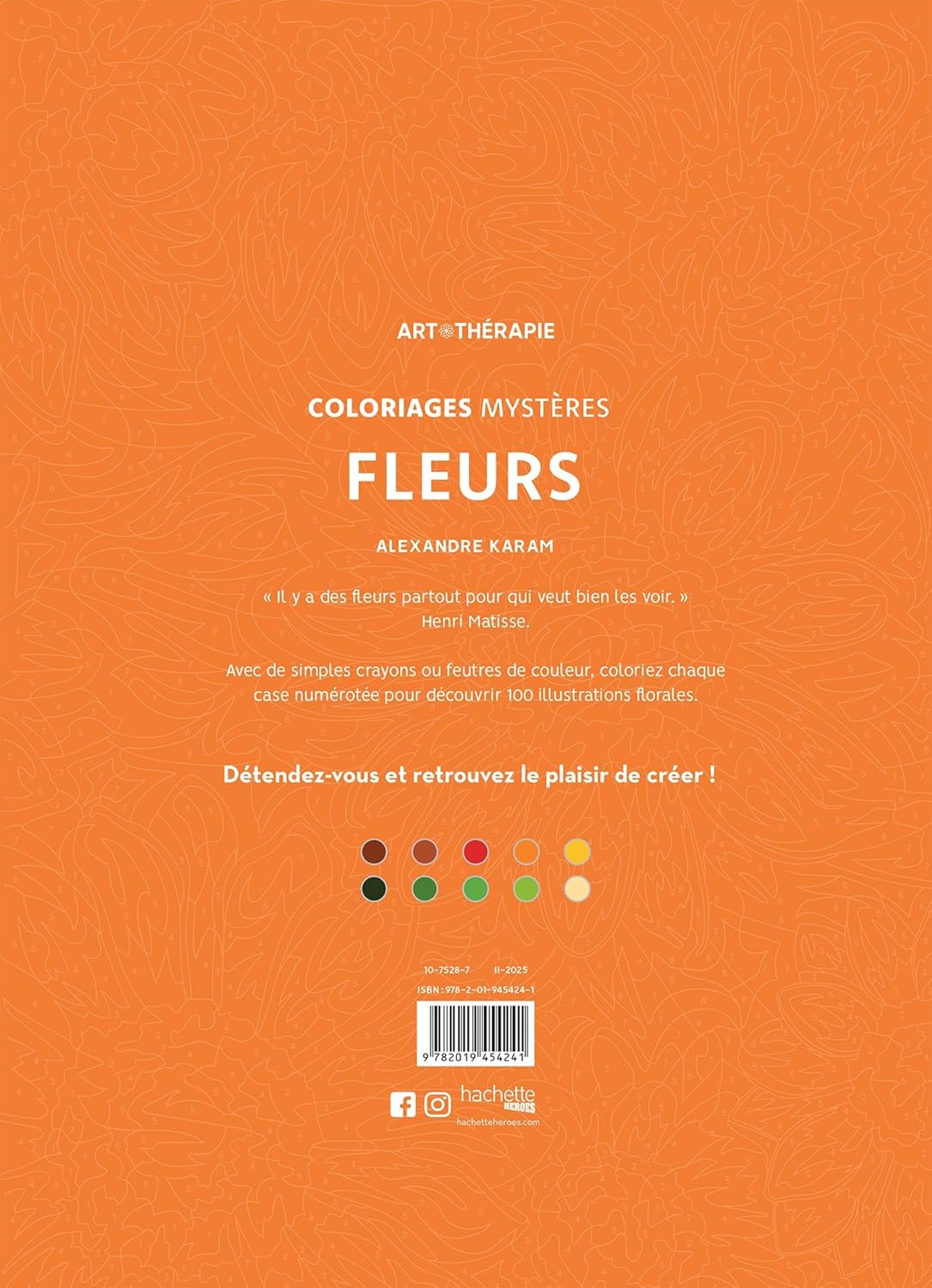 Coloriages mystères - Fleurs