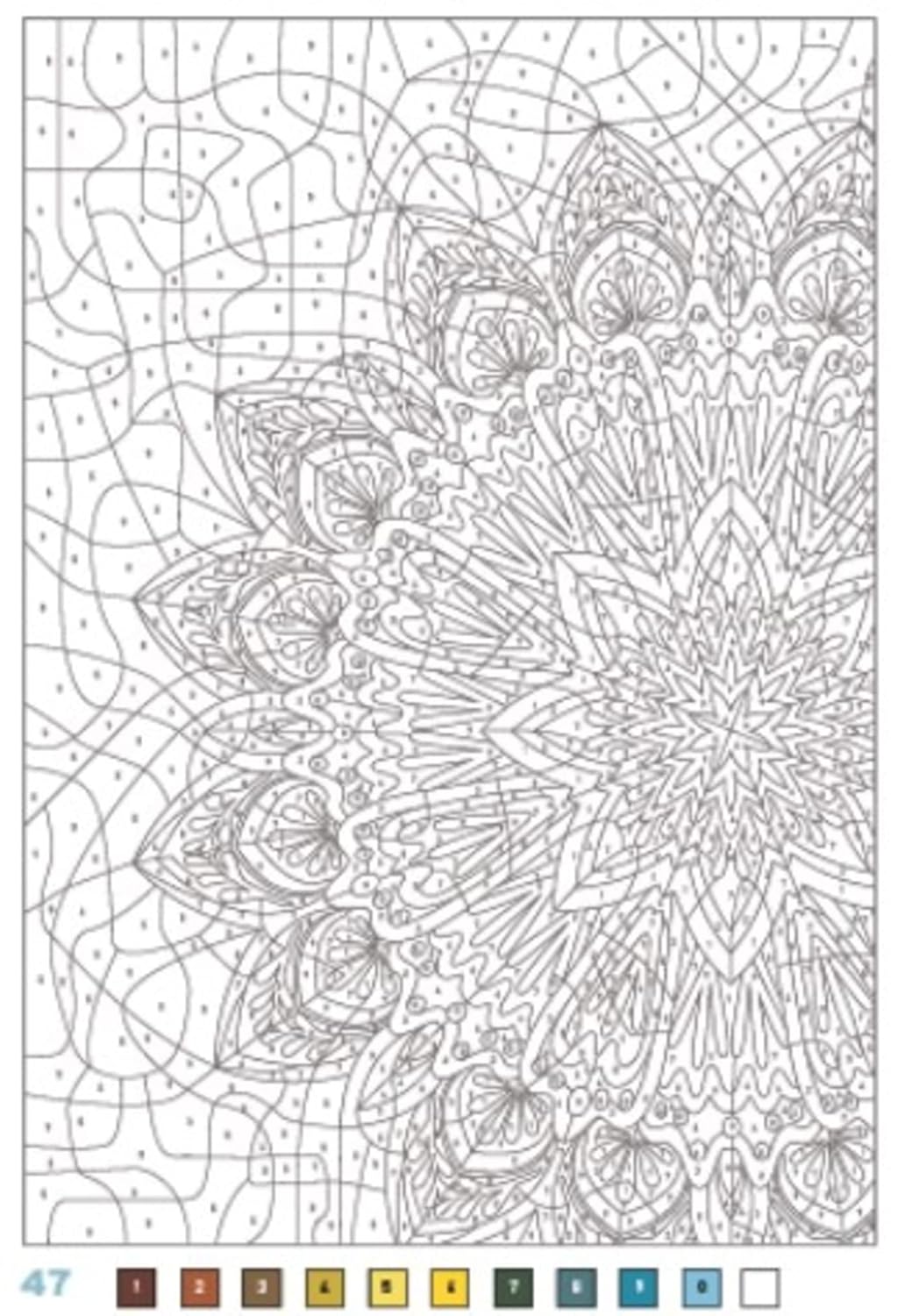Coloriages mystères - Mandalas