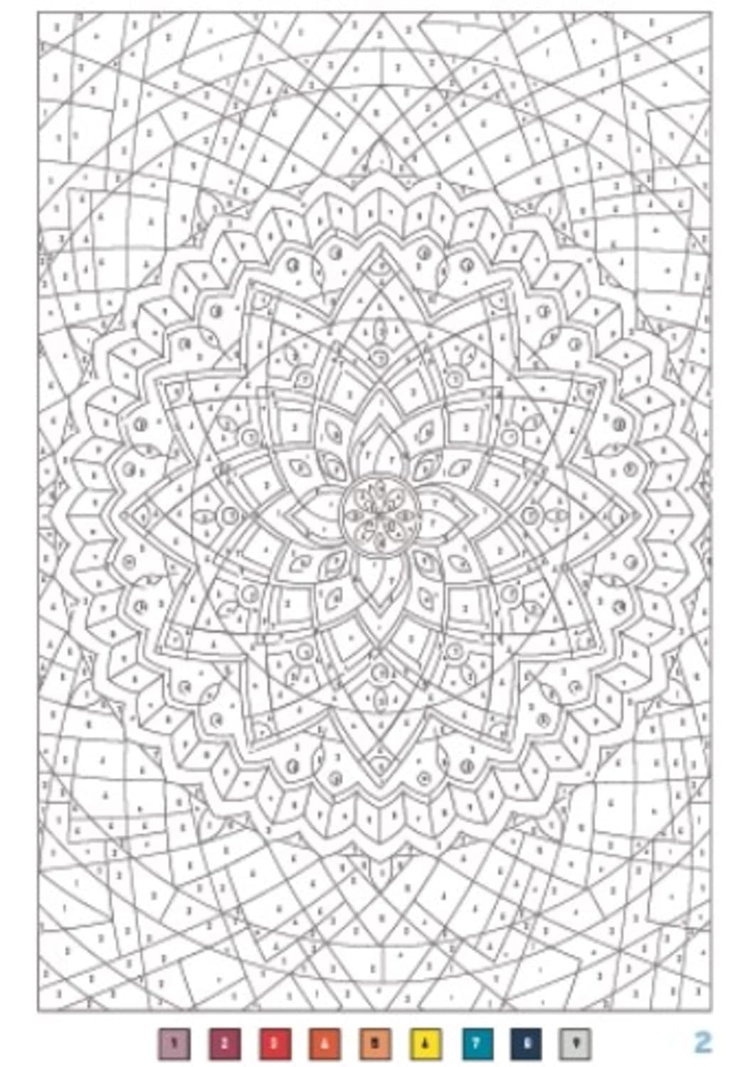 Coloriages mystères - Mandalas