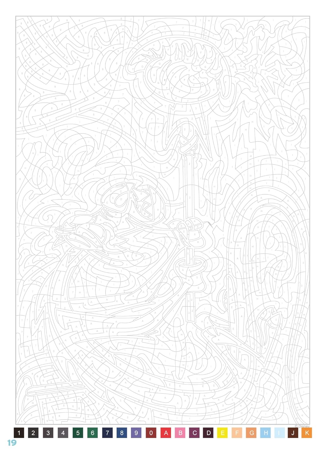Coloriages mystères Disney - Hiver