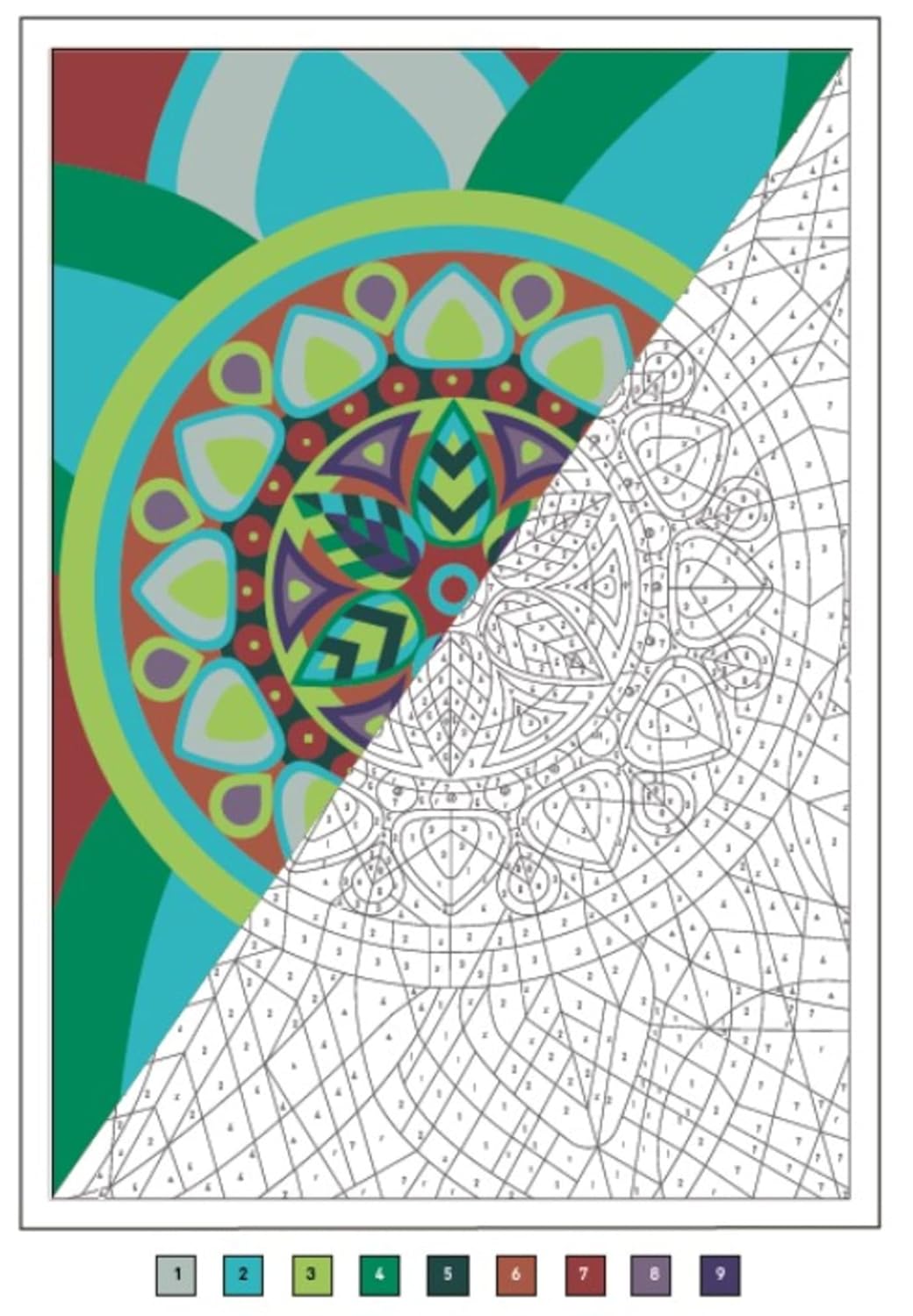 Coloriages mystères - Mandalas