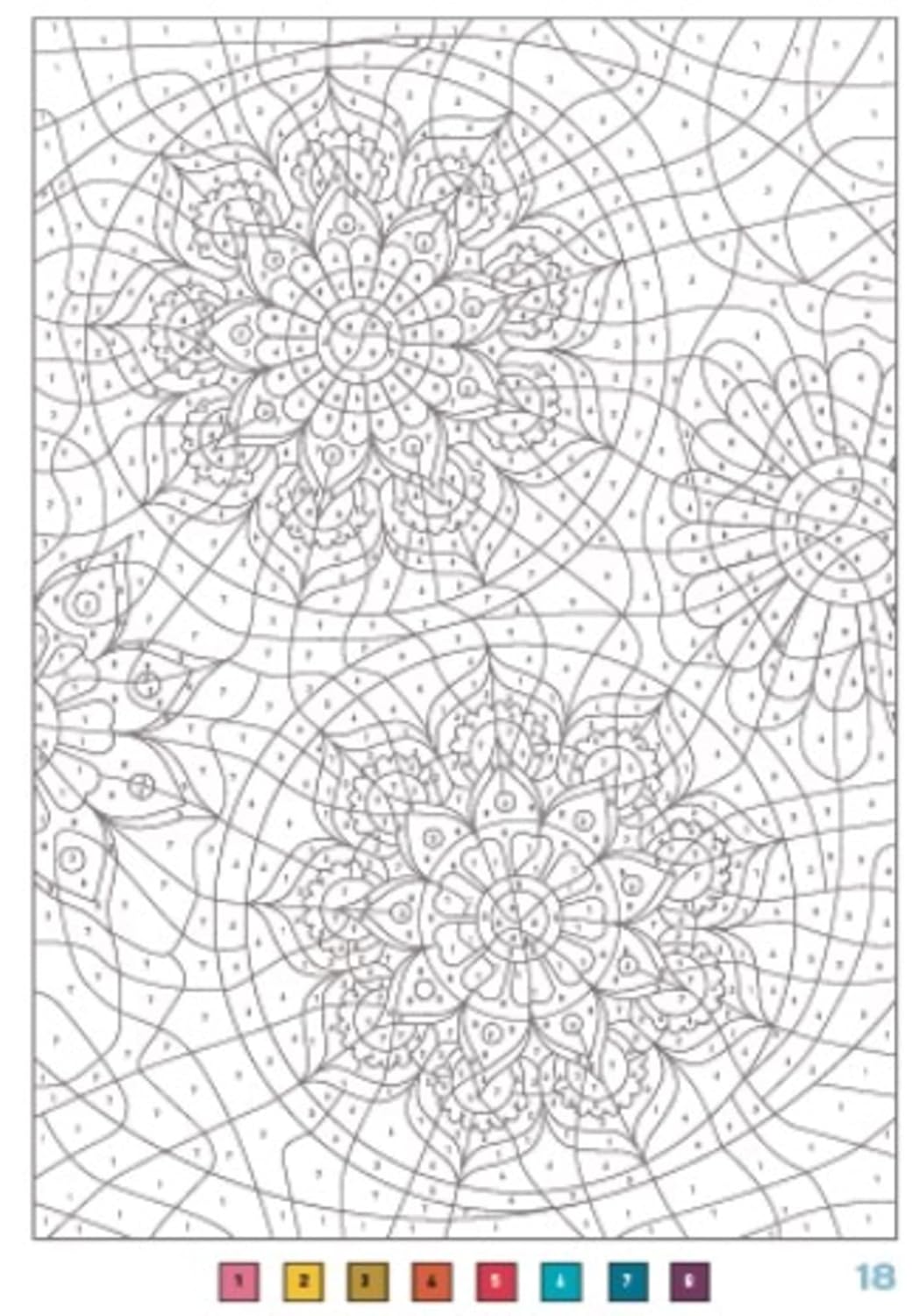 Coloriages mystères - Mandalas