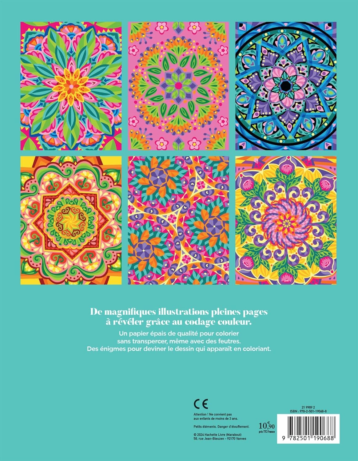 Coloriages mystères - Mandalas végétaux