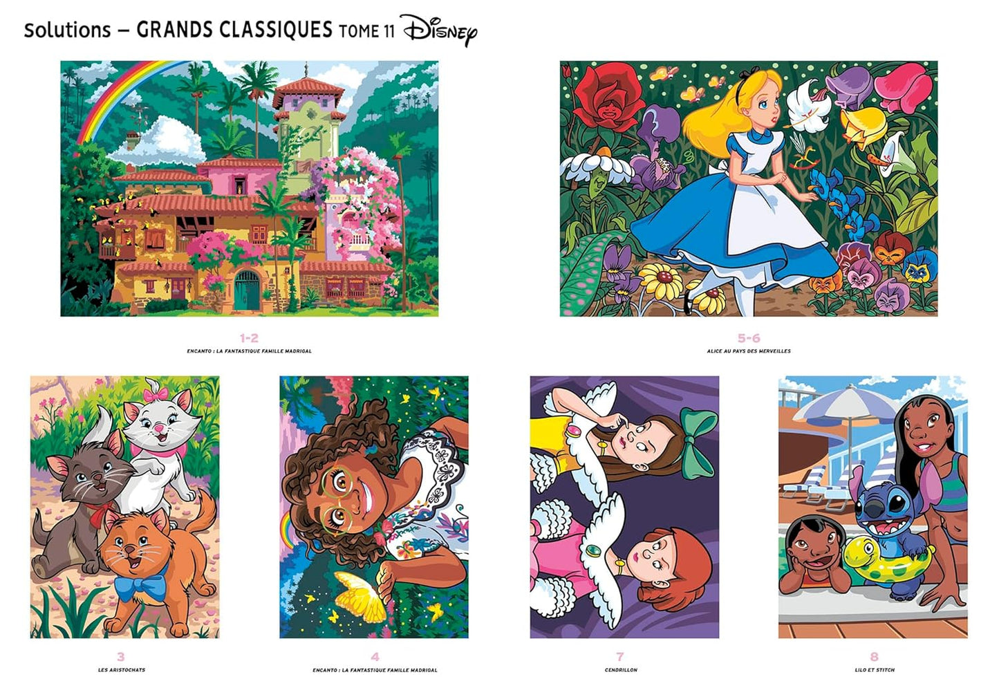 Coloriages mystères Disney - Les Grands classiques Tome 11