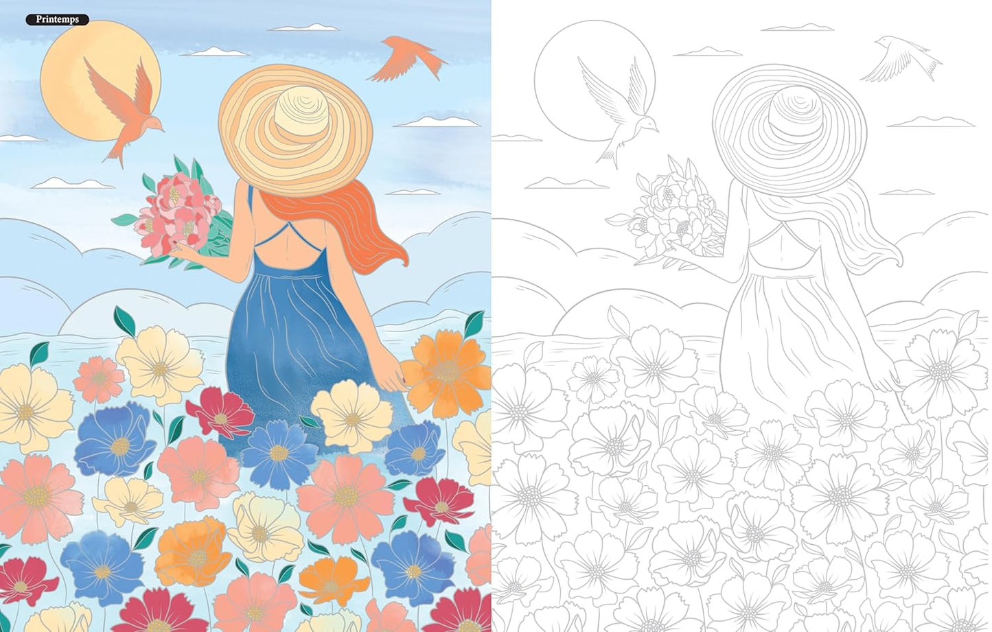 Une année à colorier tout en douceur