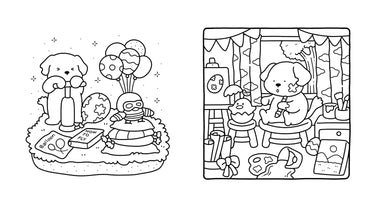 Adorable petit monde - Coco wyo - Livre de coloriage Cozy cuties - Cosy colo