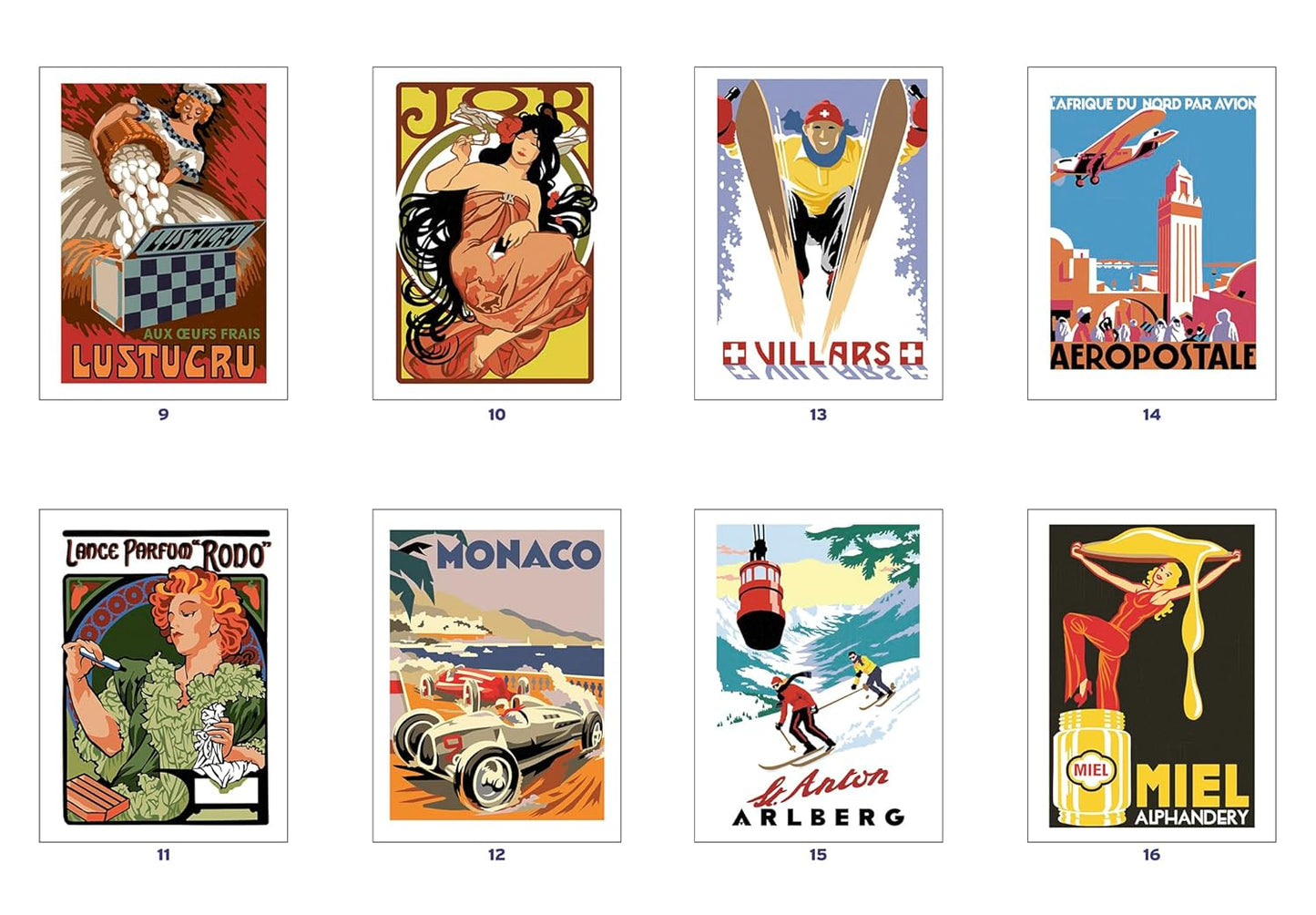 Coloriages mystères - Affiches de pub