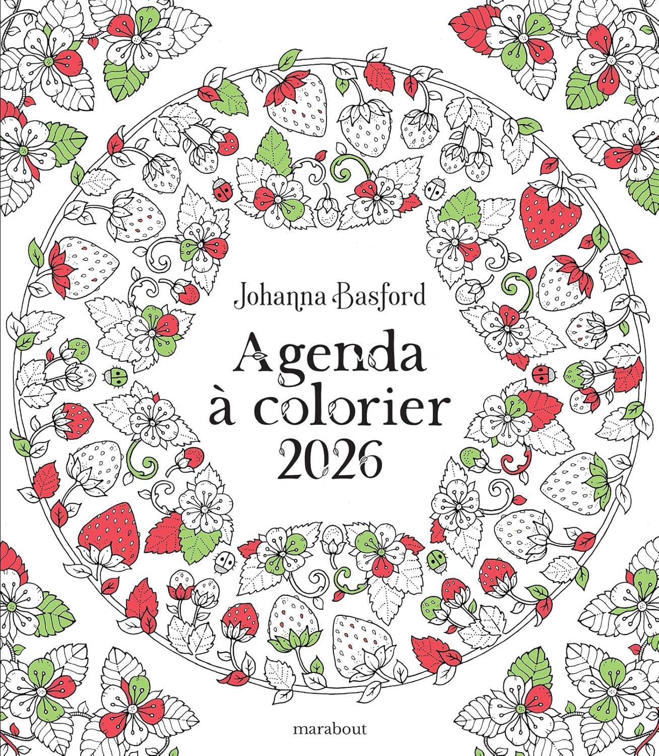 Agenda à colorier 2026