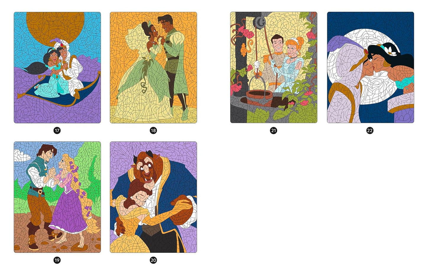DISNEY PRINCESSES - Mes Coloriages Magiques - Mystères (7+) - Love Stories