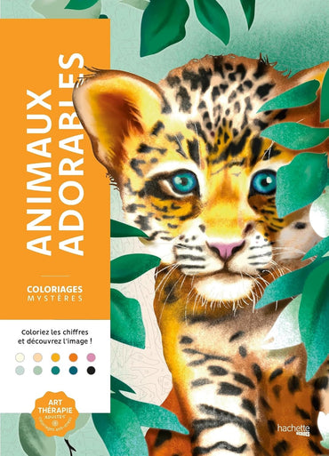 Coloriages mystères - Animaux adorables