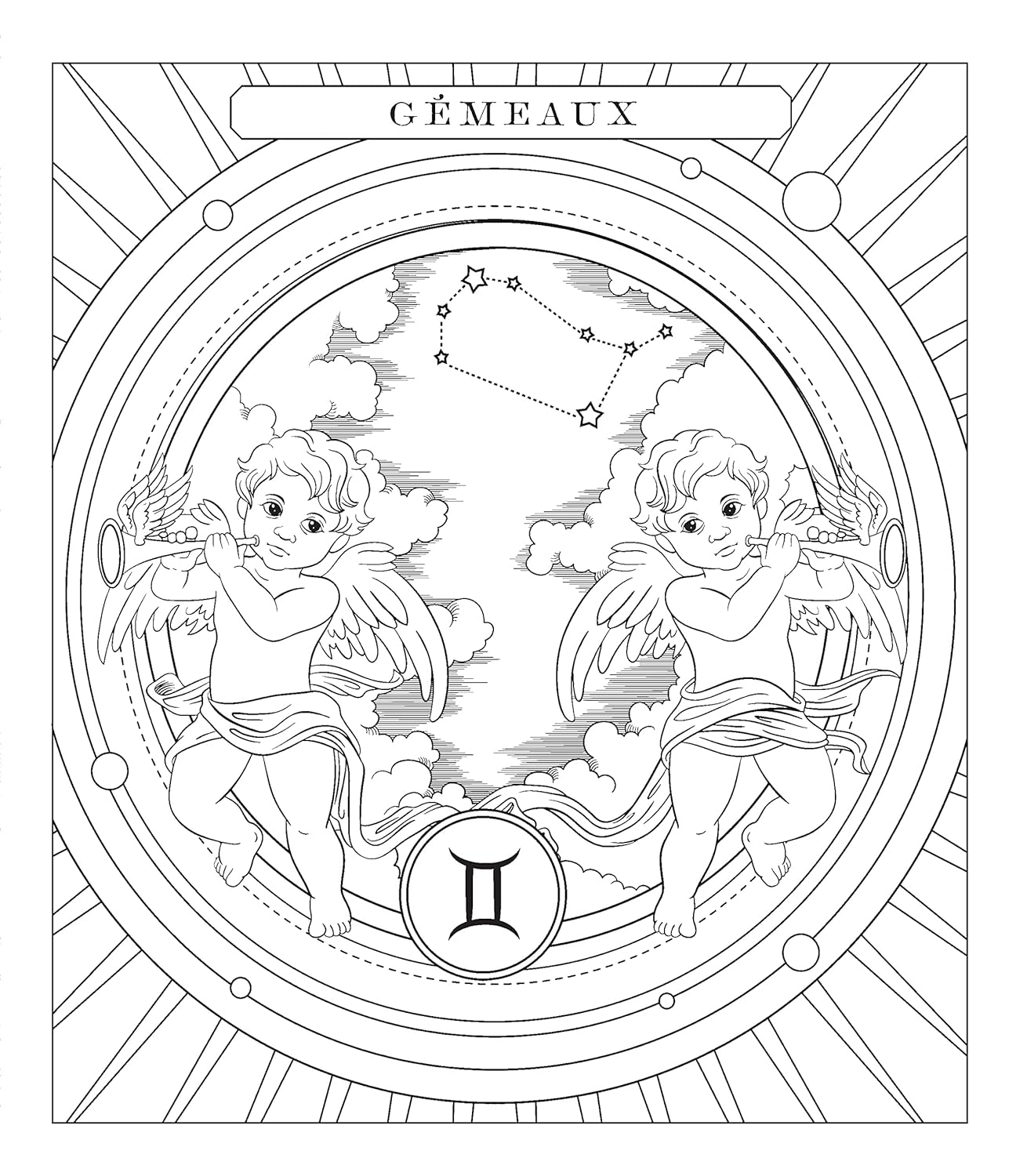Astrologie - Livre de coloriage
