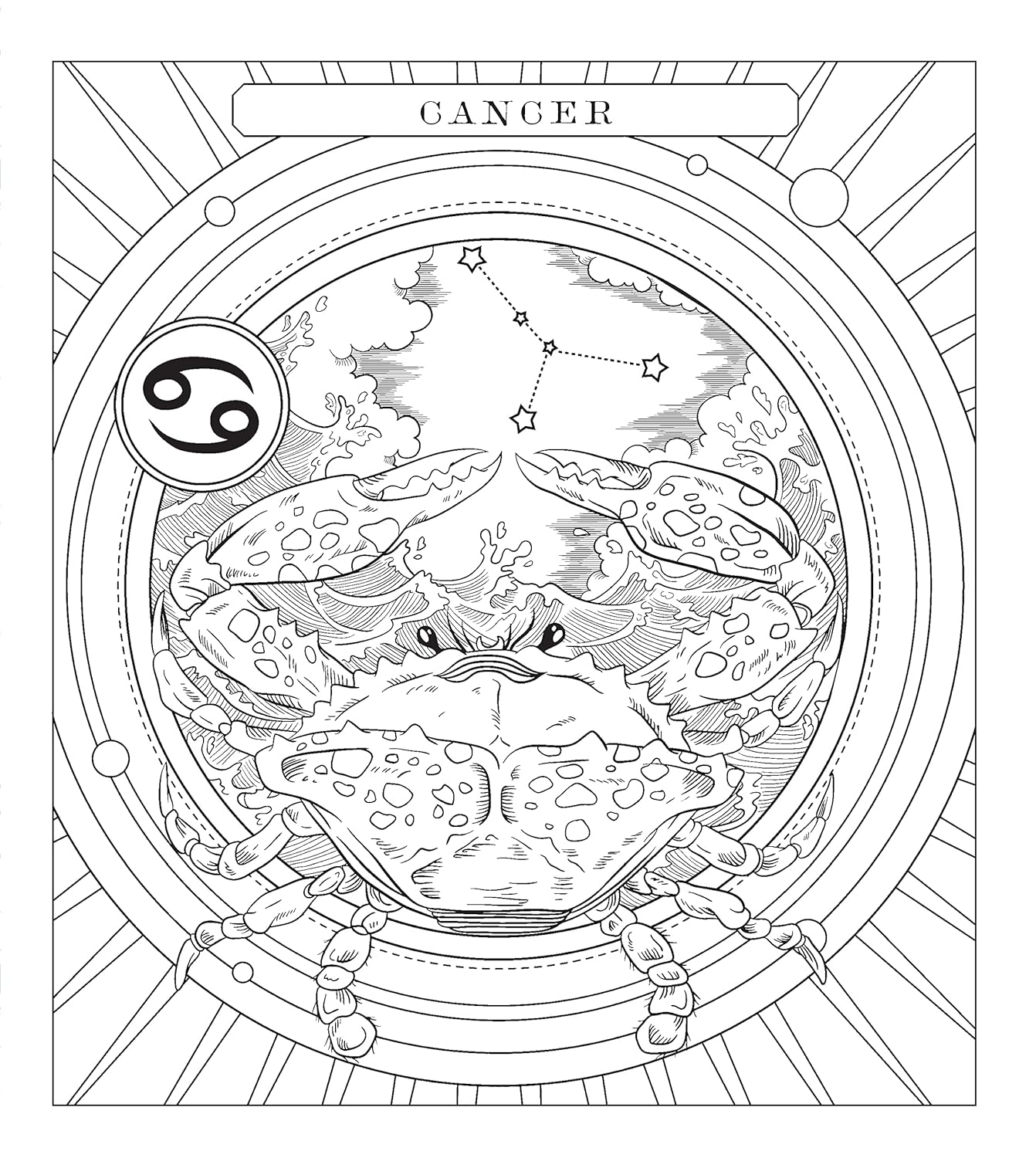 Astrologie - Livre de coloriage