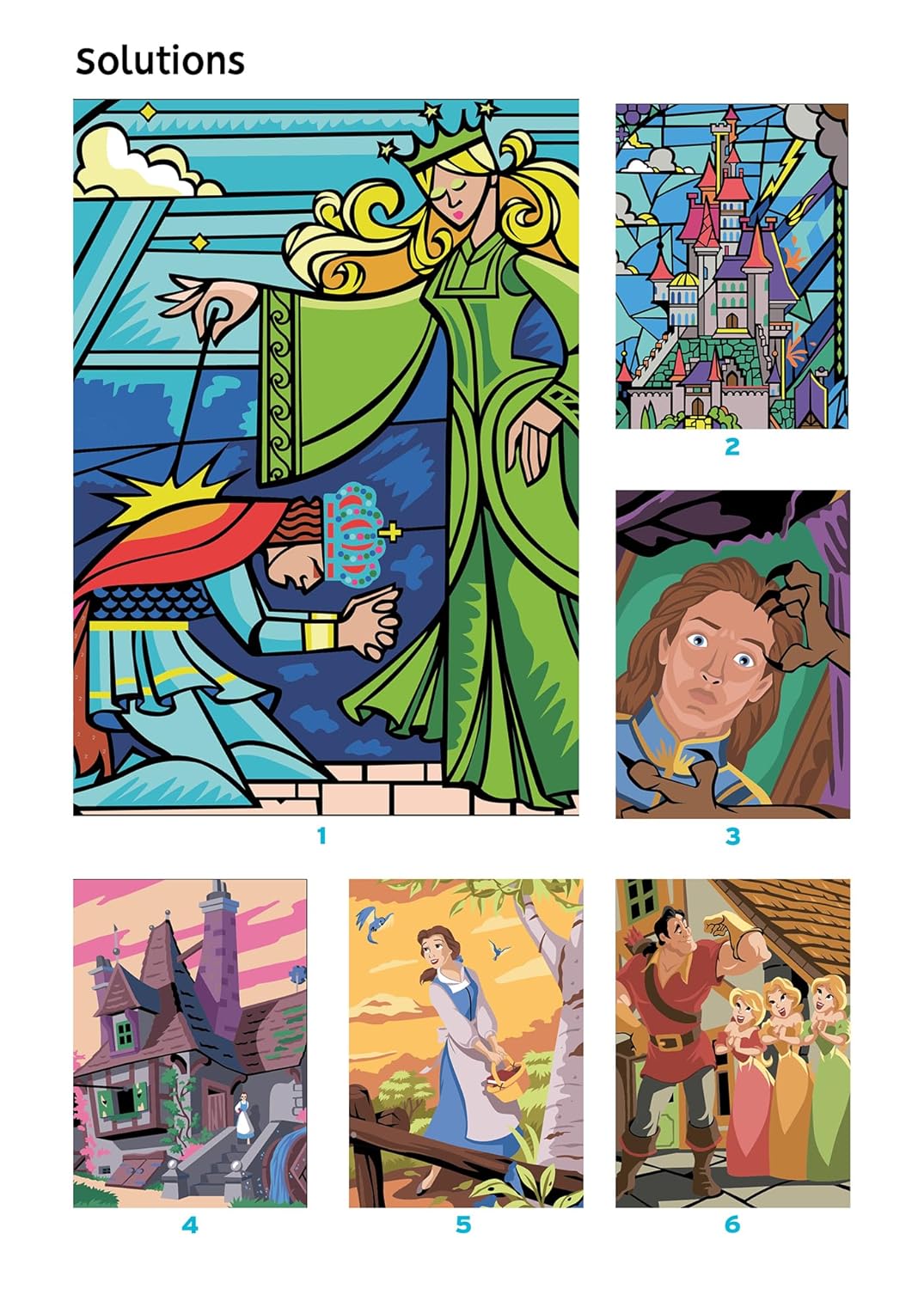 Coloriages mystères Spécial film - La Belle et la Bête
