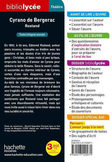 Bibliolycée - Cyrano de Bergerac, Edmond Rostand