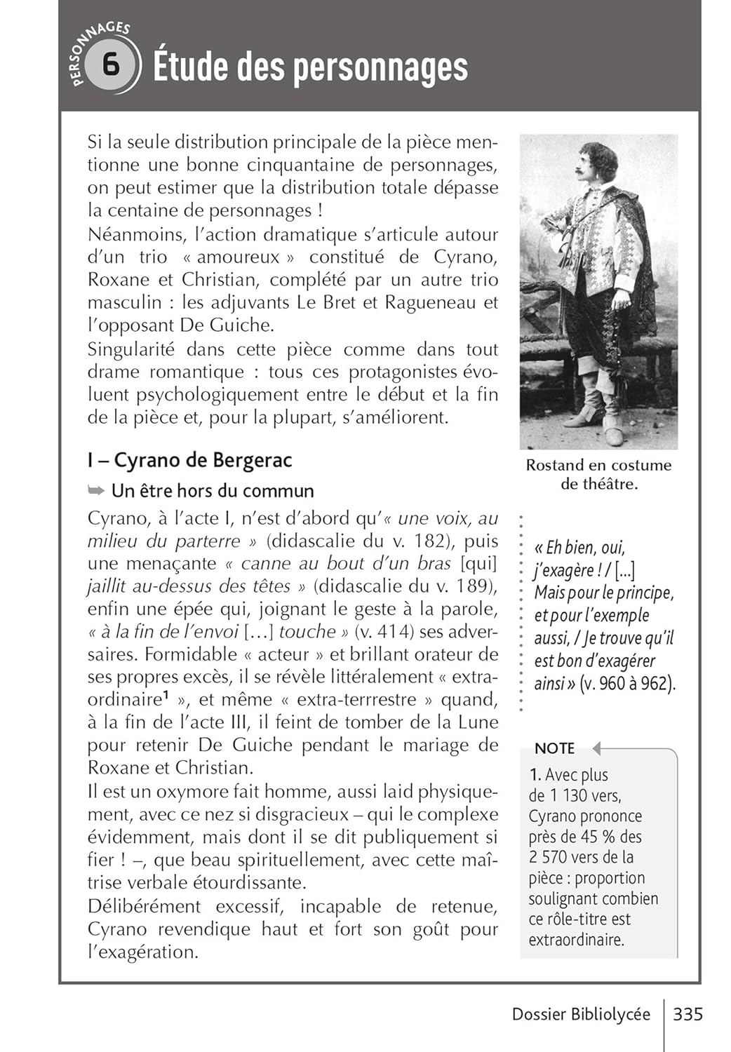Bibliolycée - Cyrano de Bergerac, Edmond Rostand