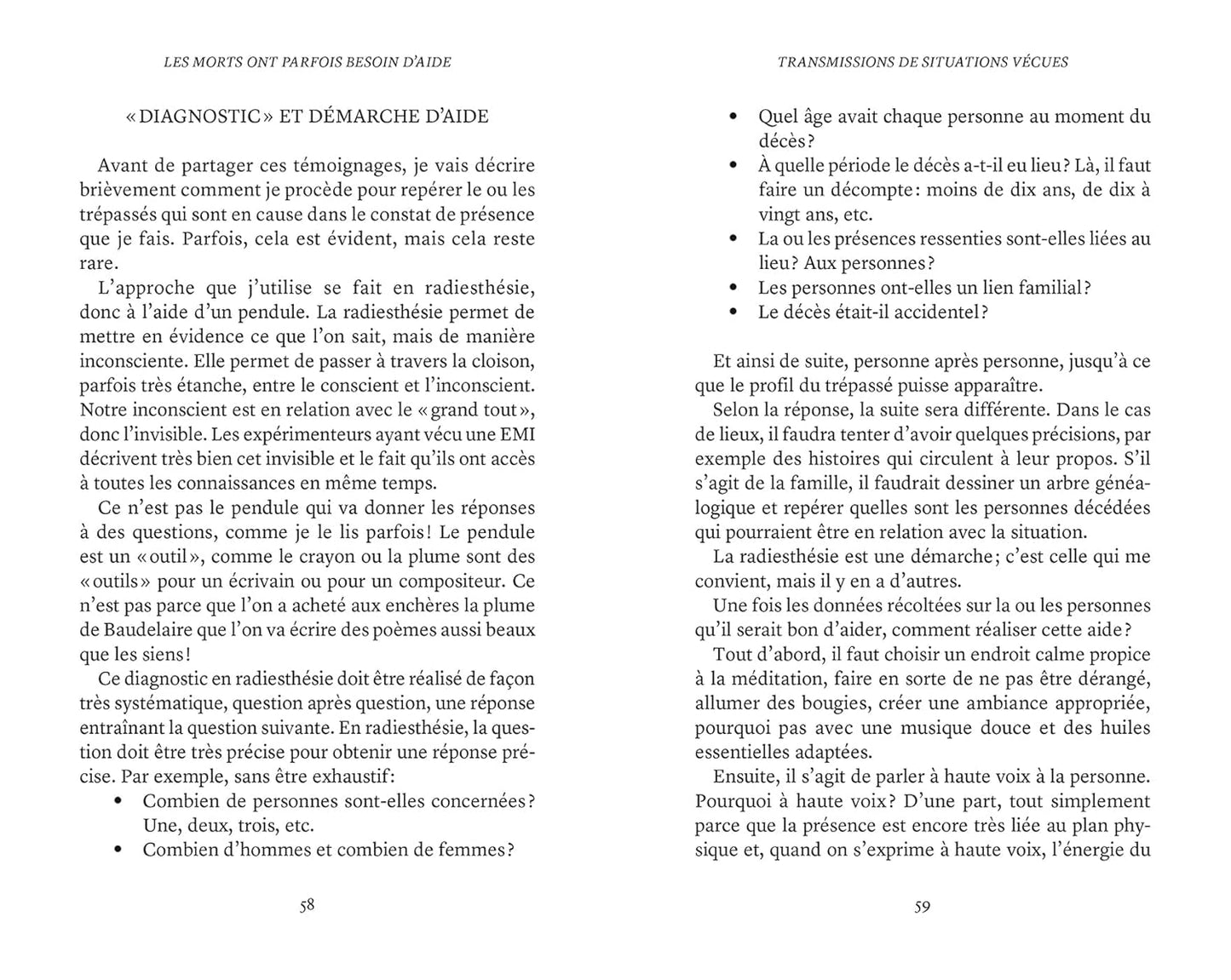 Les morts ont parfois besoin d'aide... et ça nous fait du bien de les aider