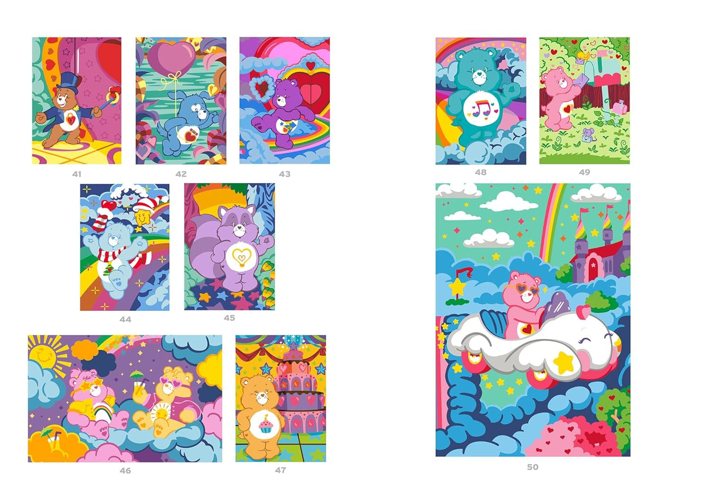 Coloriages mystères - Bisounours