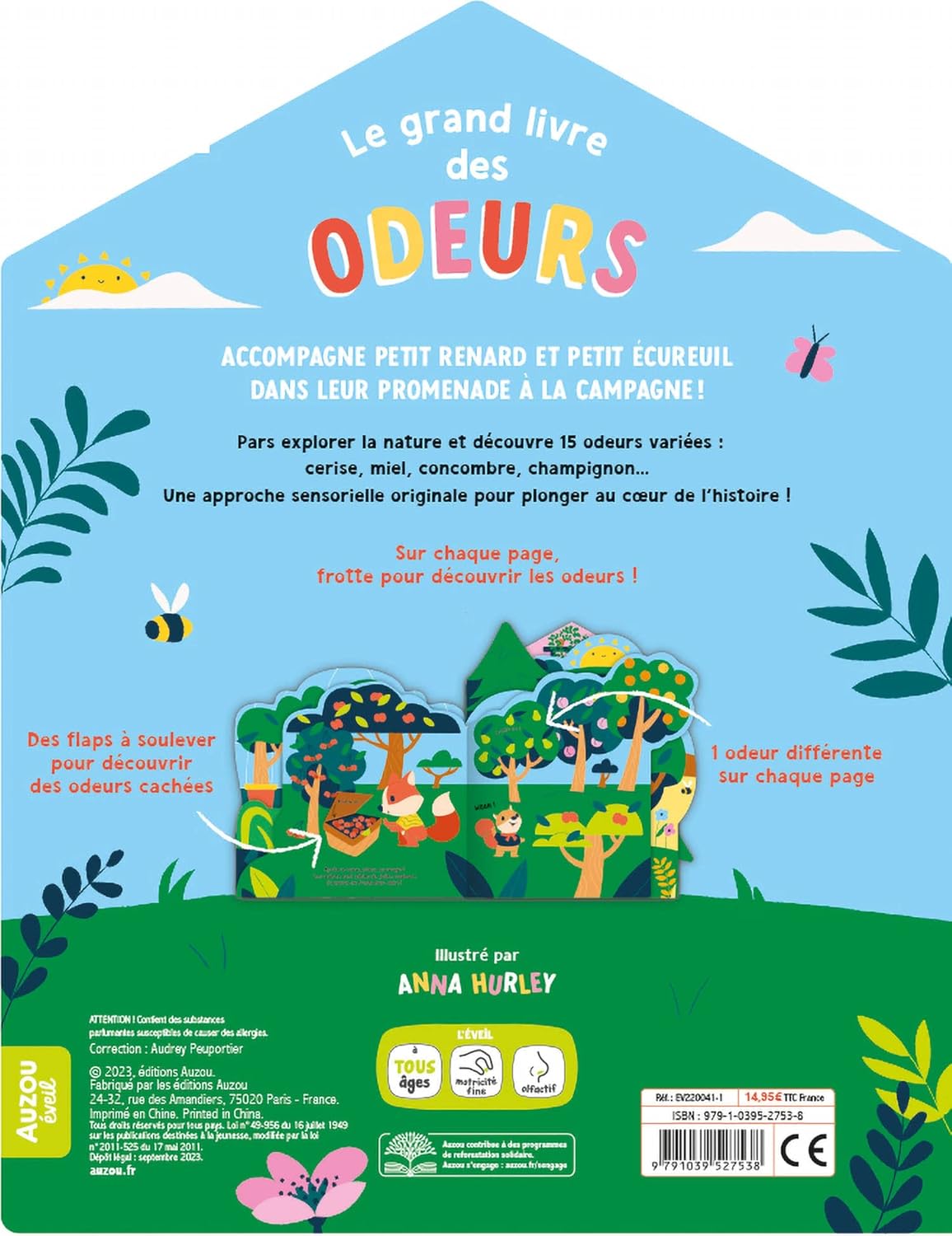 LE GRAND LIVRE DES ODEURS - BALADE A LA CAMPAGNE