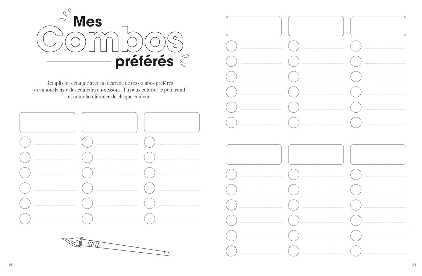 Mon carnet de nuances & coloriages