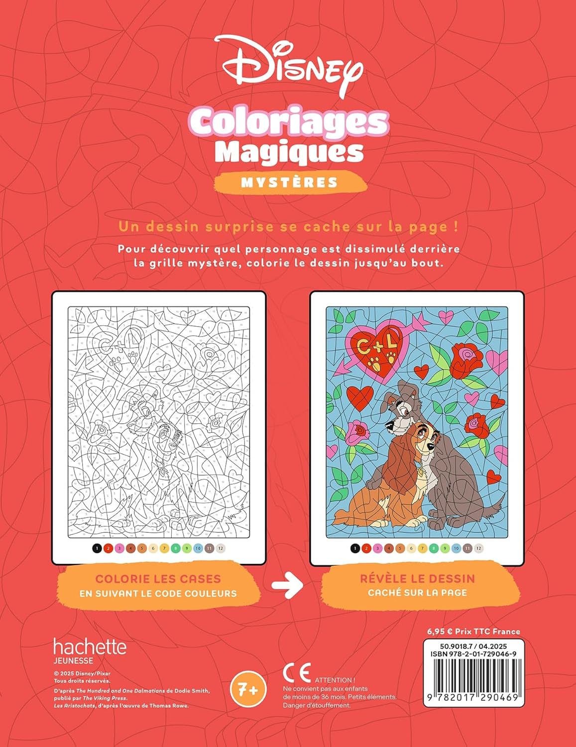 DISNEY - Mes Coloriages Magiques Mystères - Spécial chiens et chats