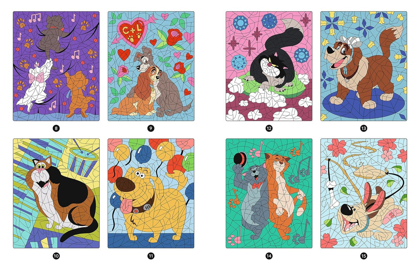 DISNEY - Mes Coloriages Magiques Mystères - Spécial chiens et chats