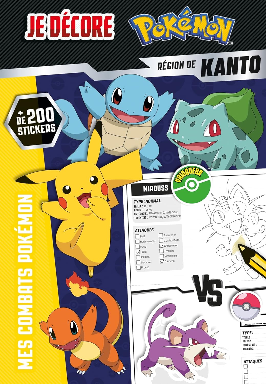 Pokémon - Je décore - Les combats Pokemon - Kanto