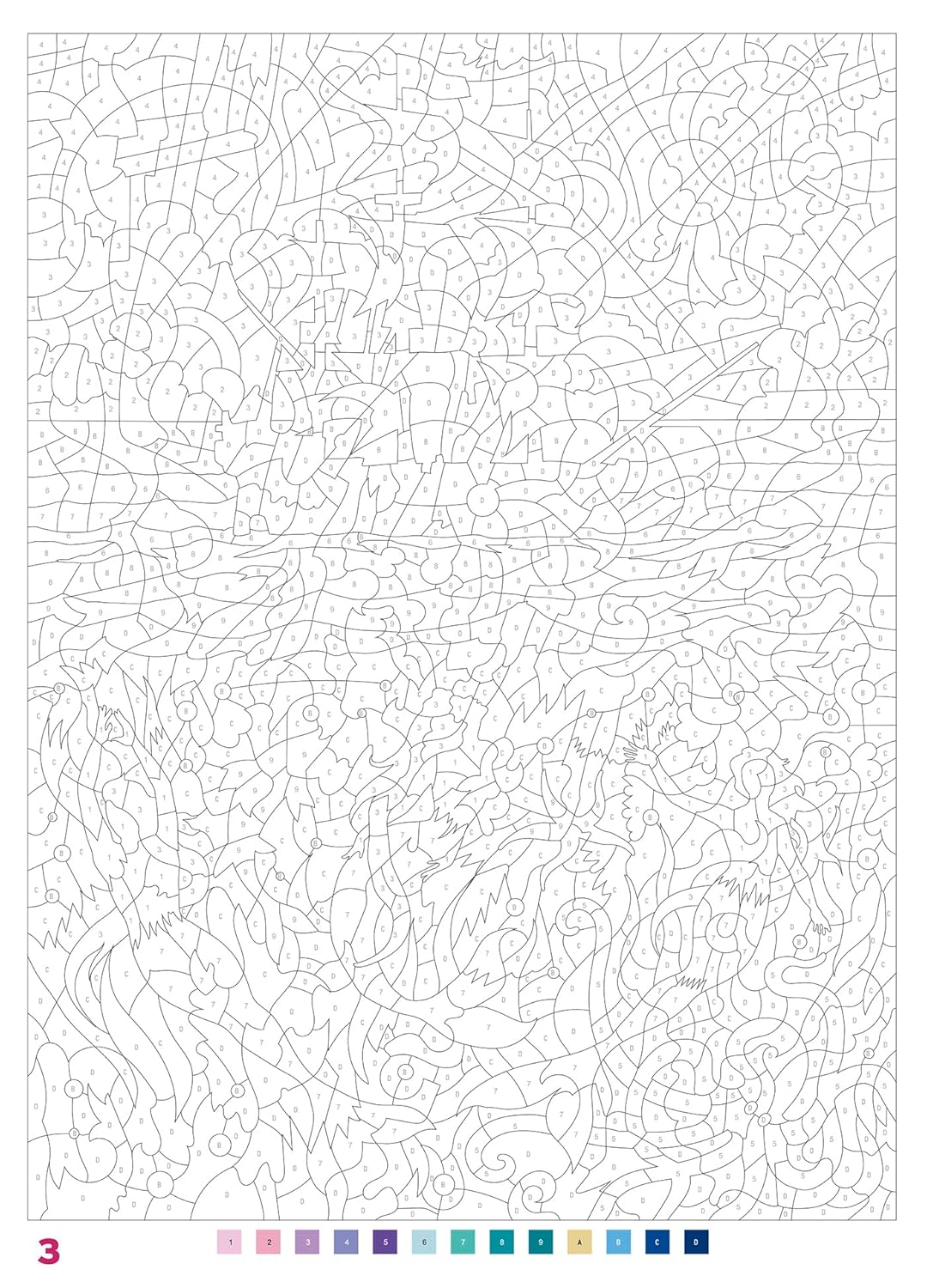 Coloriages mystères - Contes de fées