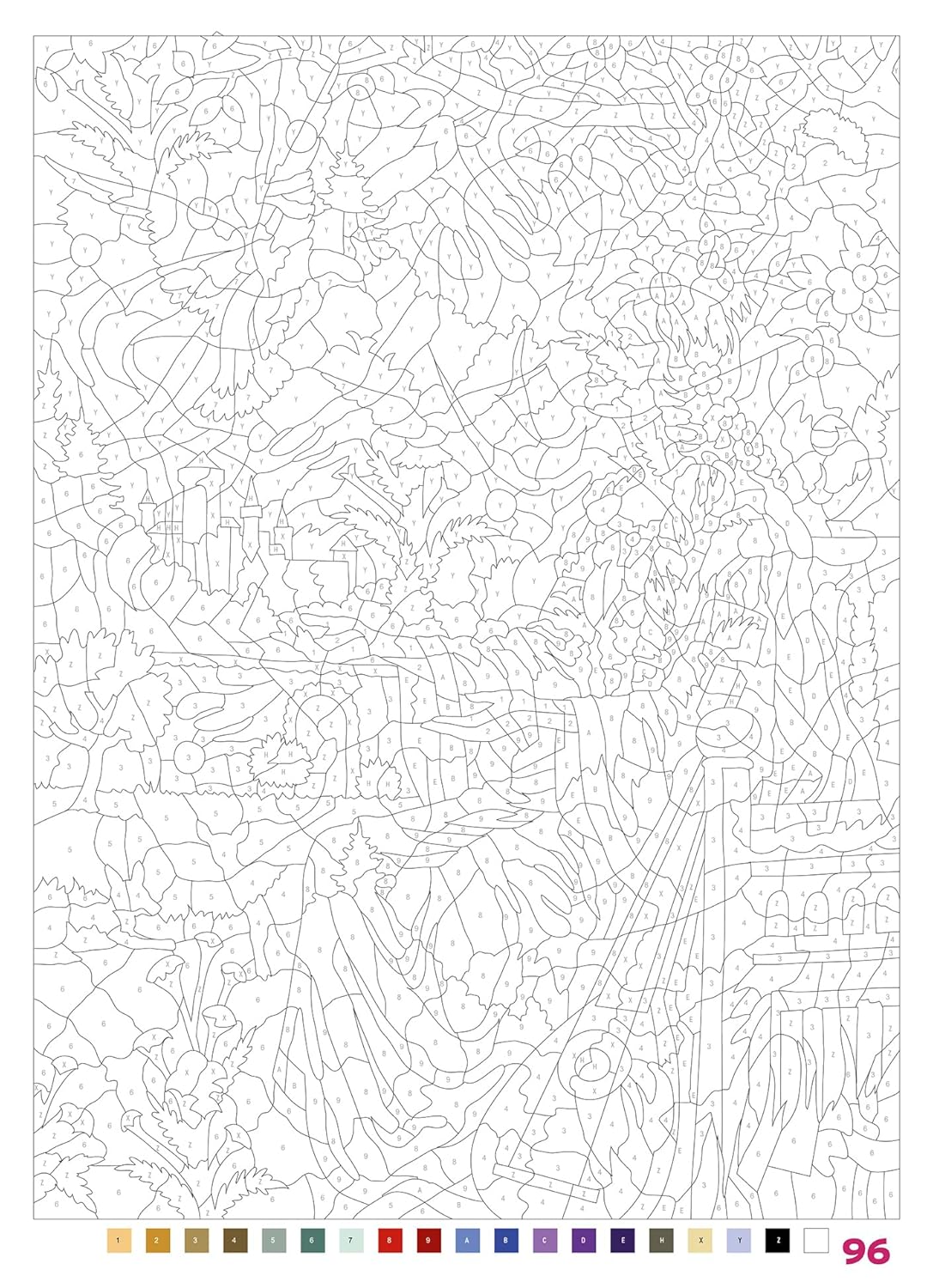 Coloriages mystères - Contes de fées