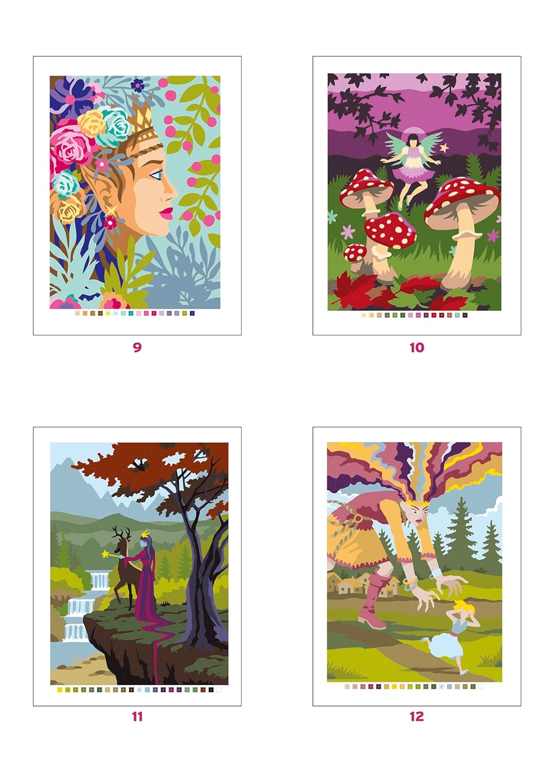 Coloriages mystères - Contes de fées