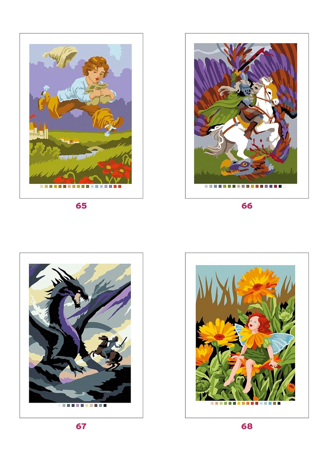 Coloriages mystères - Contes de fées