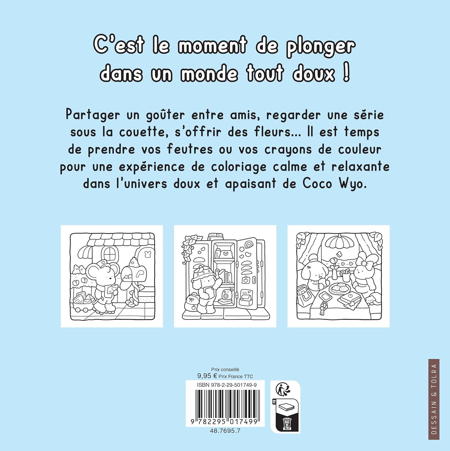 Ma petite vie cosy - Coco Wyo - Coloriages mignons et cocooning - Cosy colo