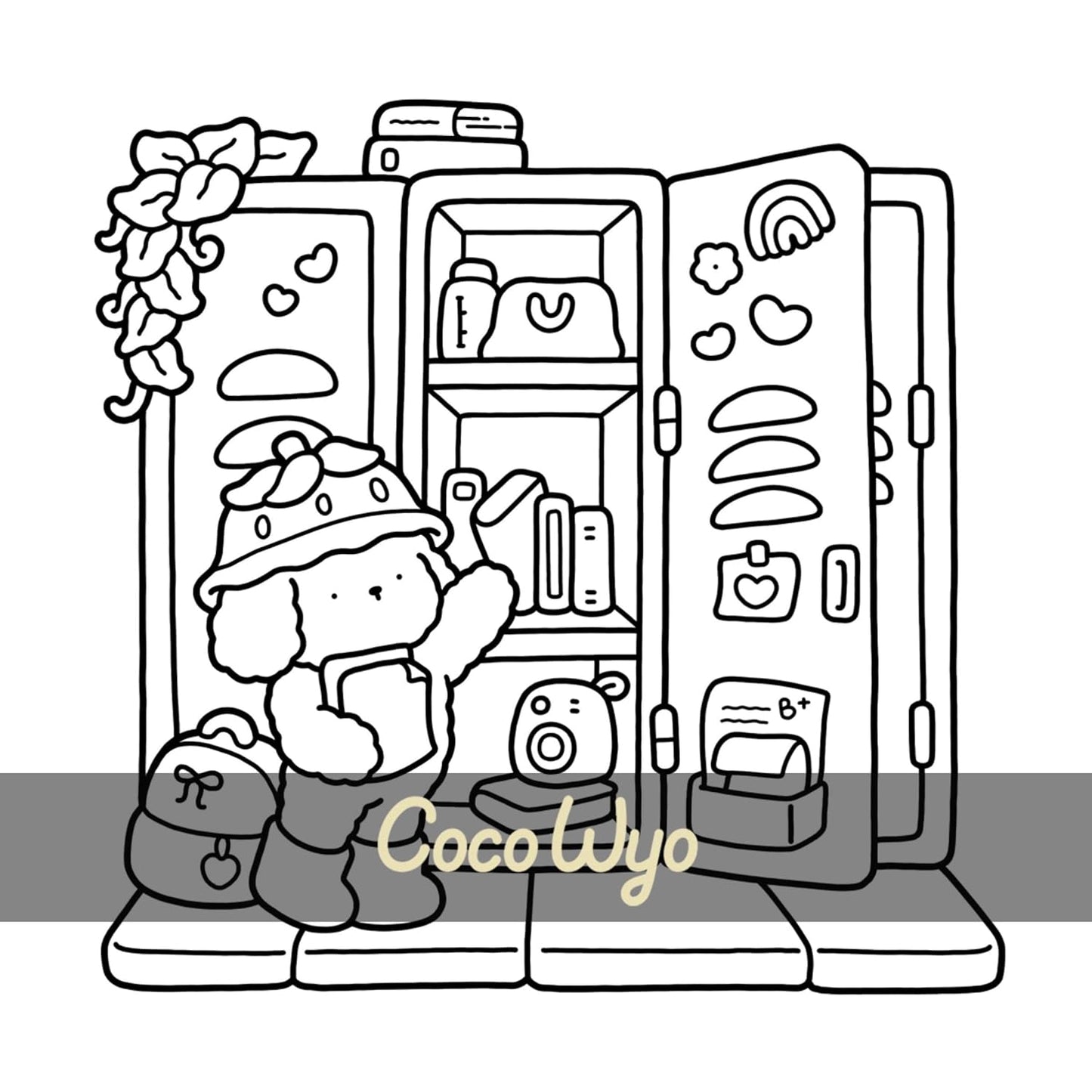Ma petite vie cosy - Coco Wyo - Coloriages mignons et cocooning - Cosy colo