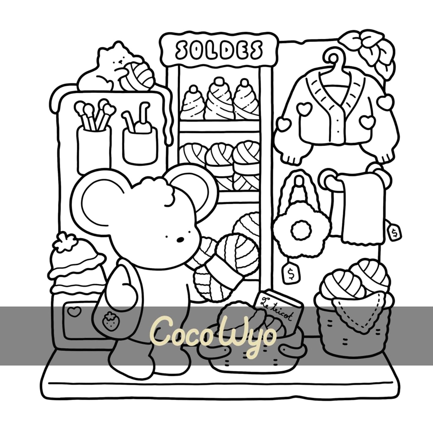 Ma petite vie cosy - Coco Wyo - Coloriages mignons et cocooning - Cosy colo