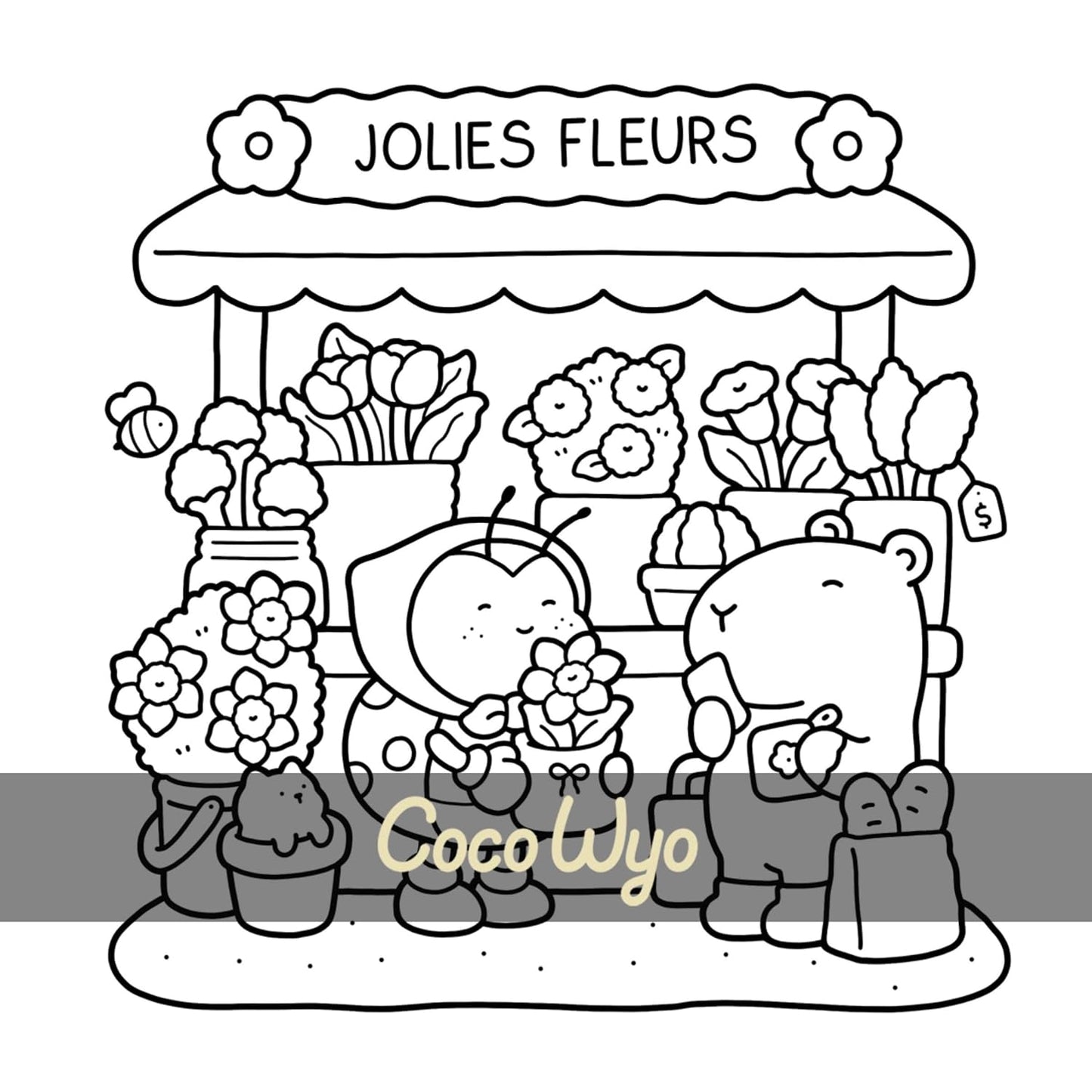 Ma petite vie cosy - Coco Wyo - Coloriages mignons et cocooning - Cosy colo