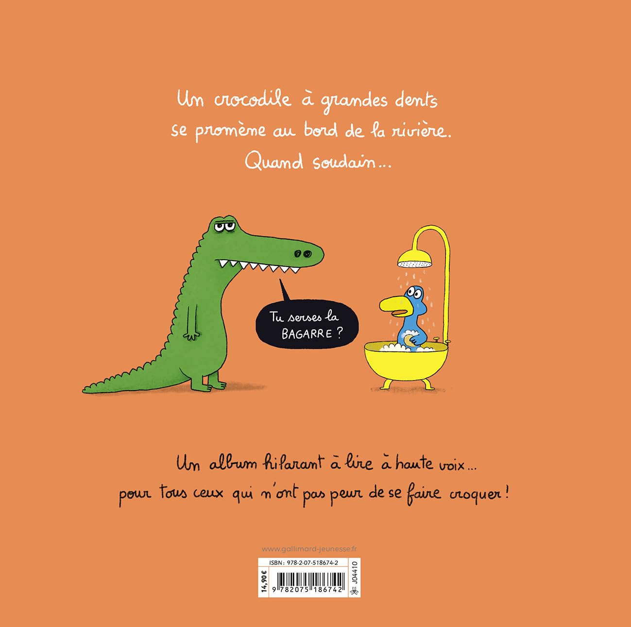 Le crocodile à grandes dents