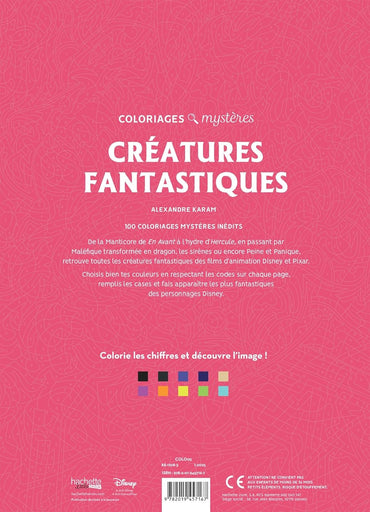 Coloriages mystères Disney - Créatures fantastiques