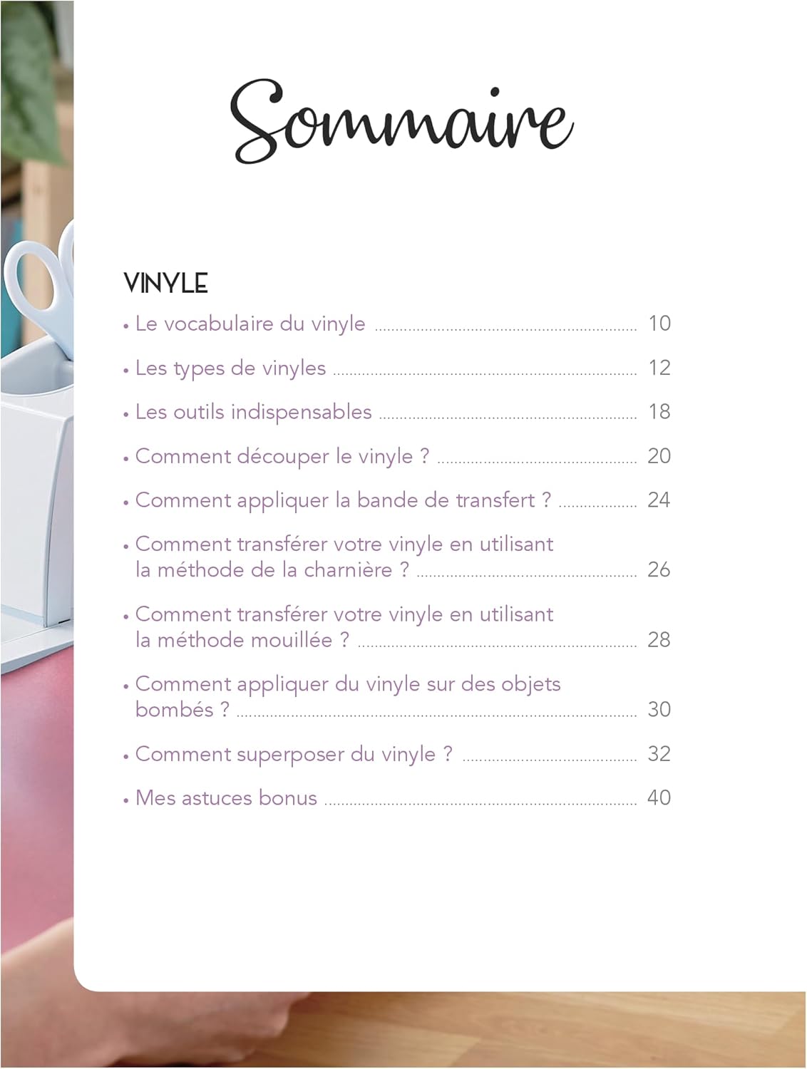 Les matériaux Cricut - La compilation