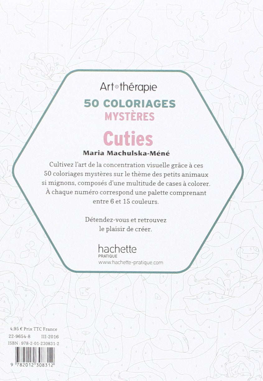 Cuties 50 coloriages mystères