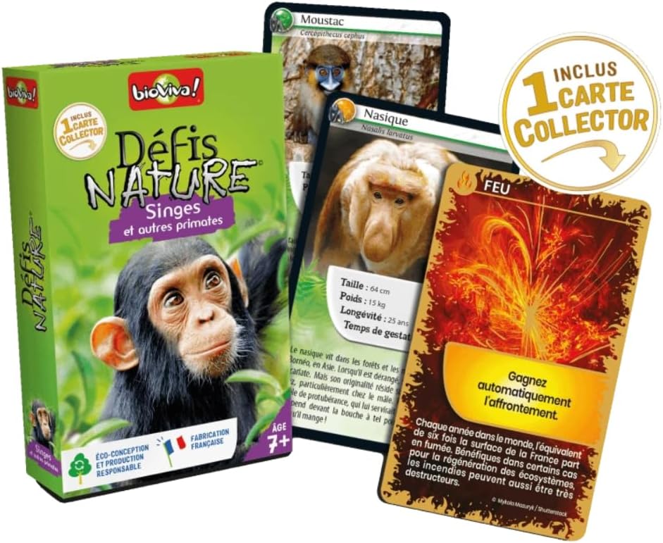 DEFIS NATURE - SINGES ET AUTRES PRIMATES