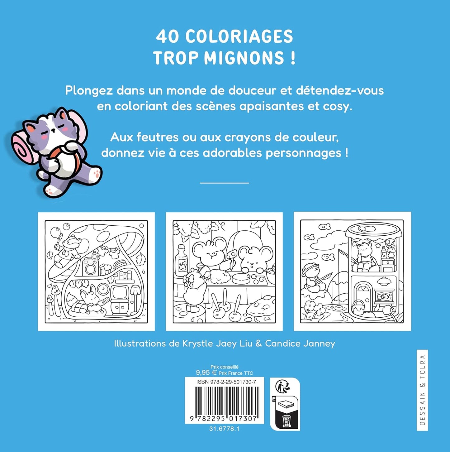 Doux et cosy - Jade Summer - Coloriages chaleureux, mignons et relaxants pour adultes - Cosy colo