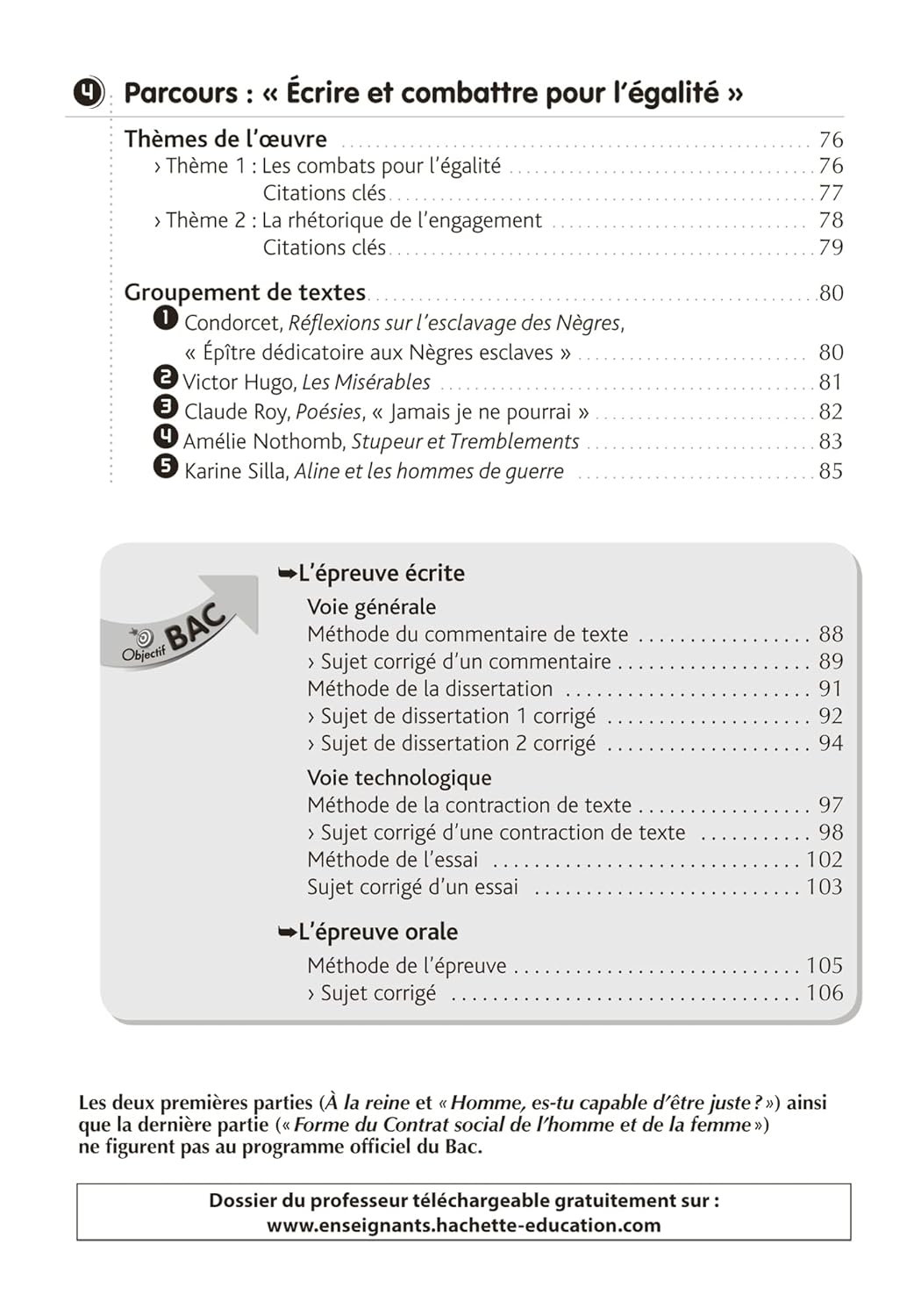 BiblioLycée - Déclaration des droits de la femme et de la citoyenne, de Gouges - BAC 2025