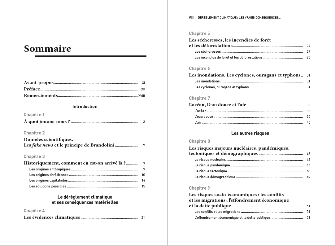 Dérèglement climatique