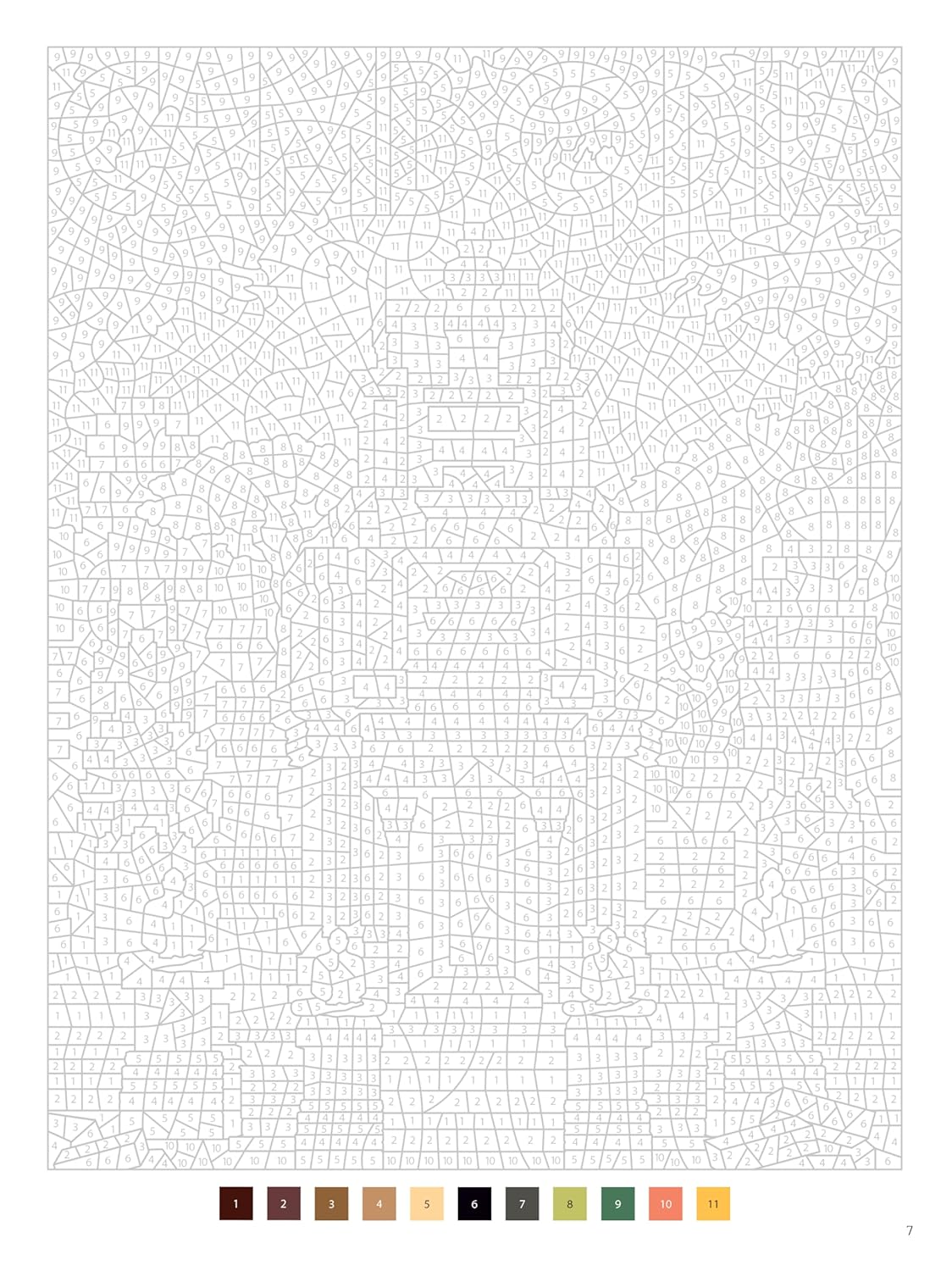 Tour du monde - 40 coloriages mystère