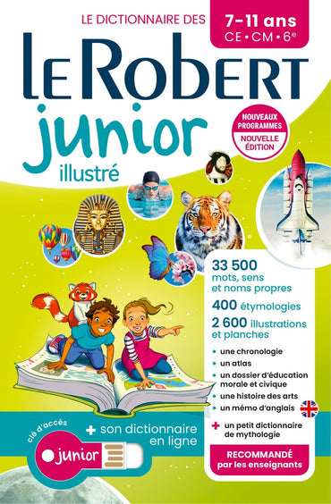 Le Robert Junior Illustré et son dictionnaire en ligne + clé
