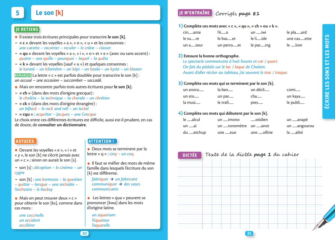 500 dictées et exercices d'orthographe spécial primaire