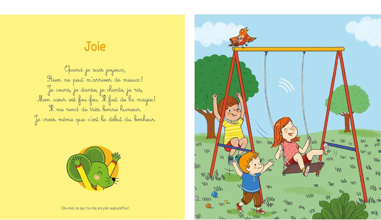 Le livre sonore de mes émotions - Livre sonore avec 6 puces - Dès 1 an