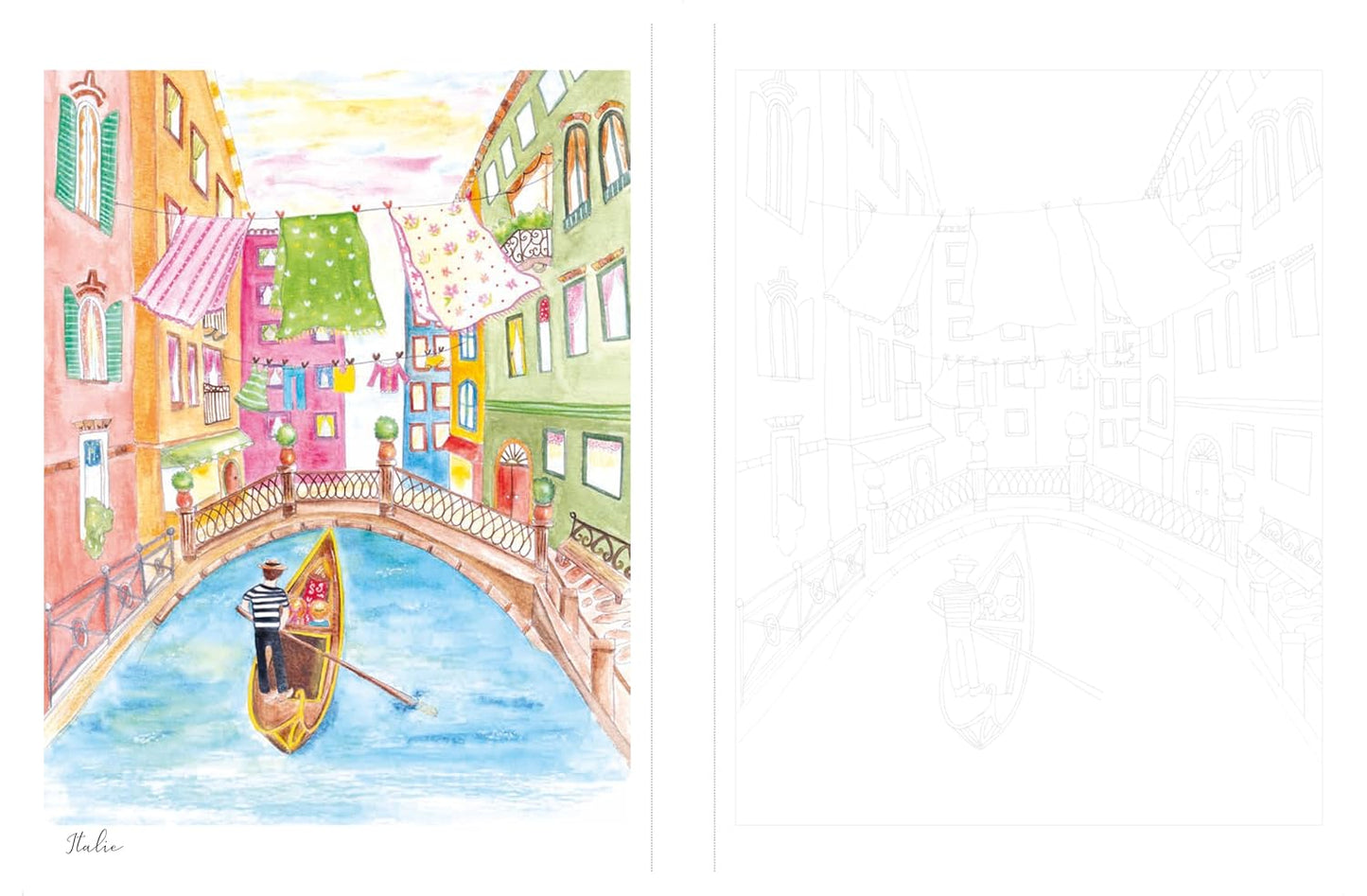 Mes jolies escapades - un album à colorier