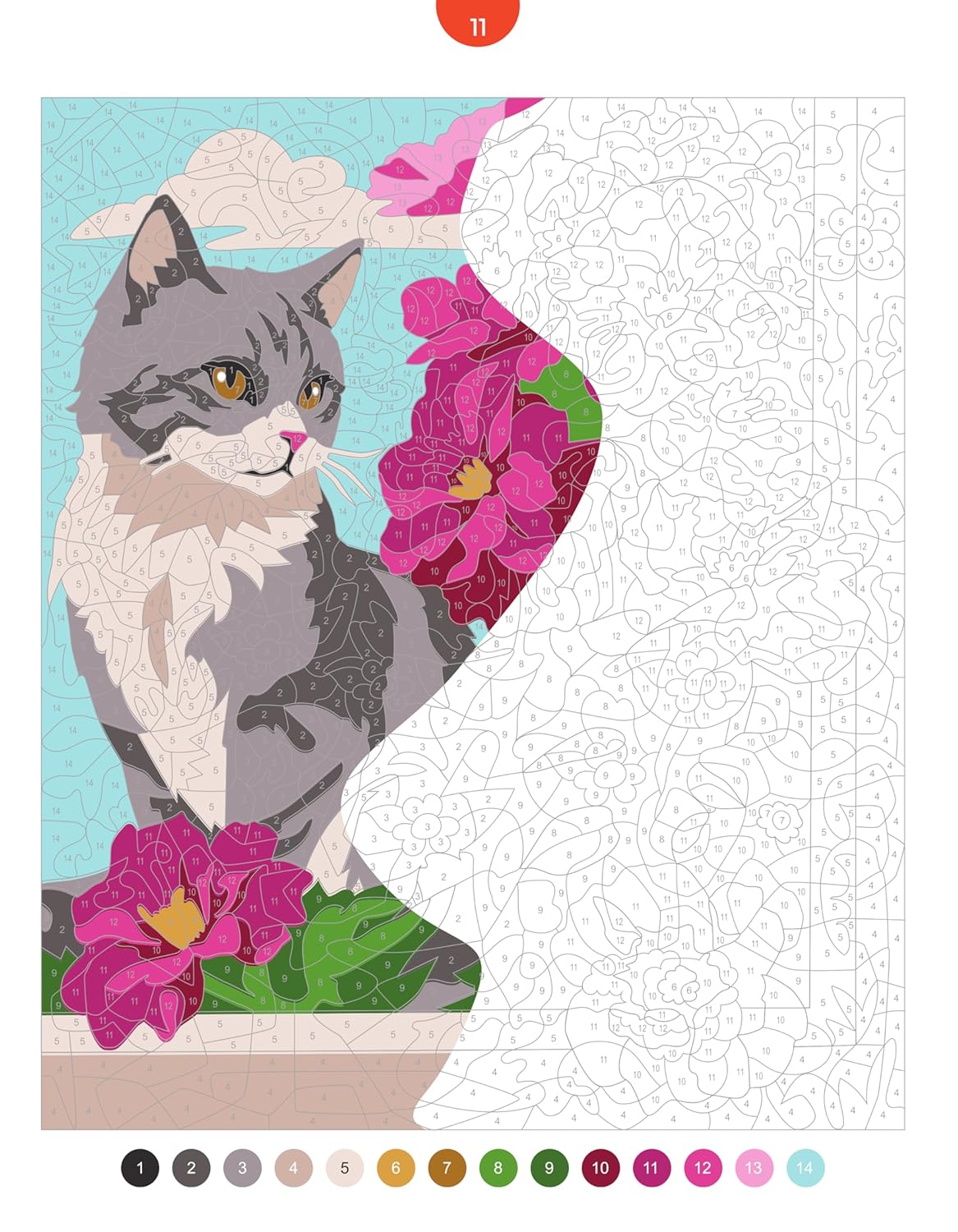 Évasion florale - 45 coloriages mystères